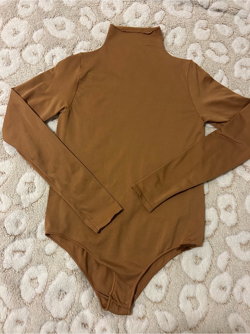 SKIMS Essential Bodysuit
Long-Sleeve Mock Neck